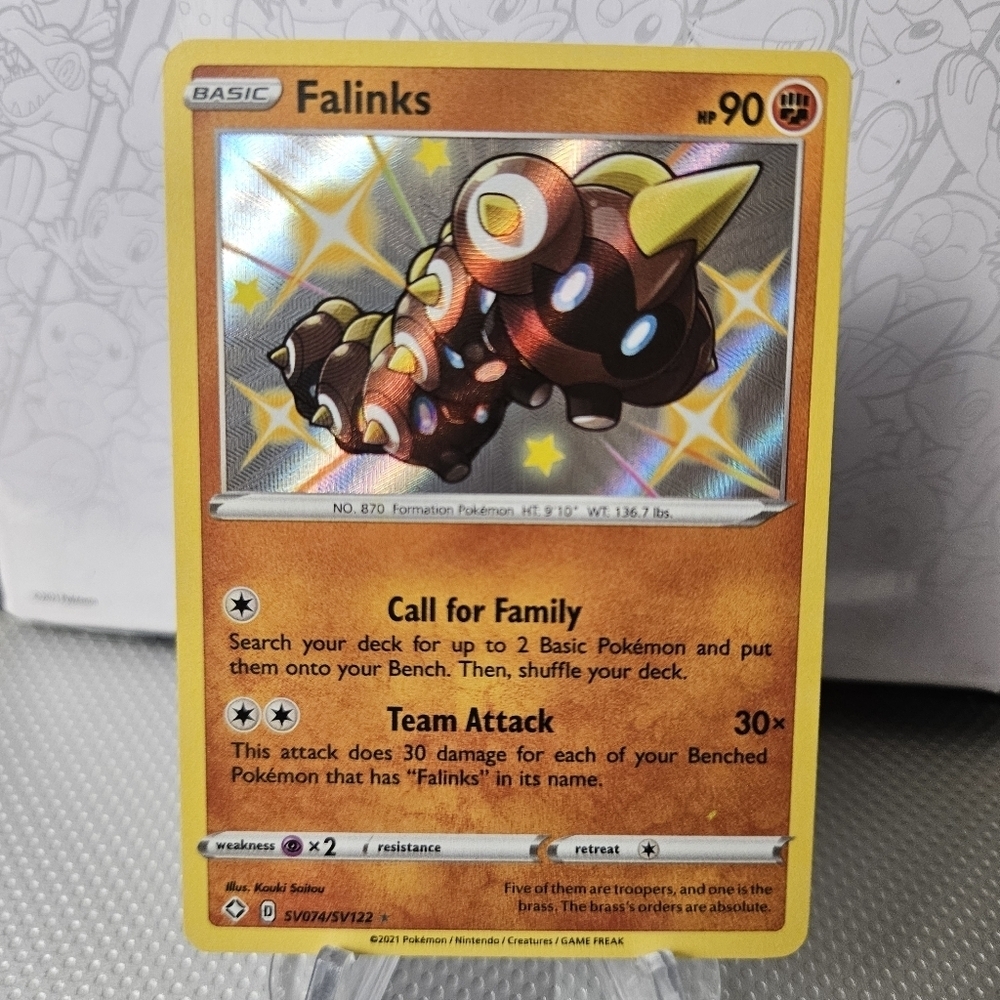 Falinks SV074/SV122 Pokemon TCG Holo Rare.